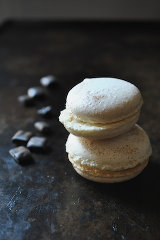 Macaron alla liquirizia