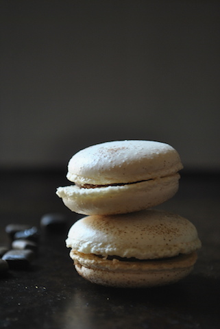 Macaron alla liquirizia