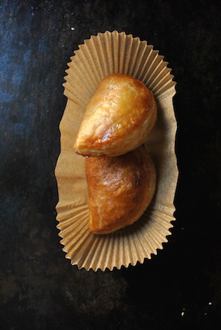 La sfoglia con crema pasticcera alla vaniglia