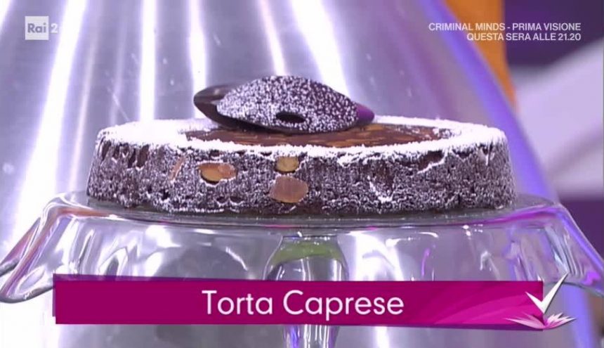 La torta caprese a Detto Fatto